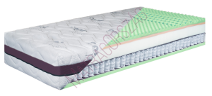 DREAMO-WarioSolid Combi luxury-34cm-táskarugós-zsákrugós hotel matrac egyoldalas fekvőfelület-multipocket ágybetét
